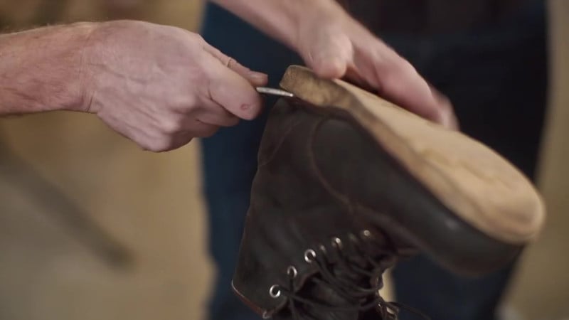 Remove the sole Red Wing Classic Moc