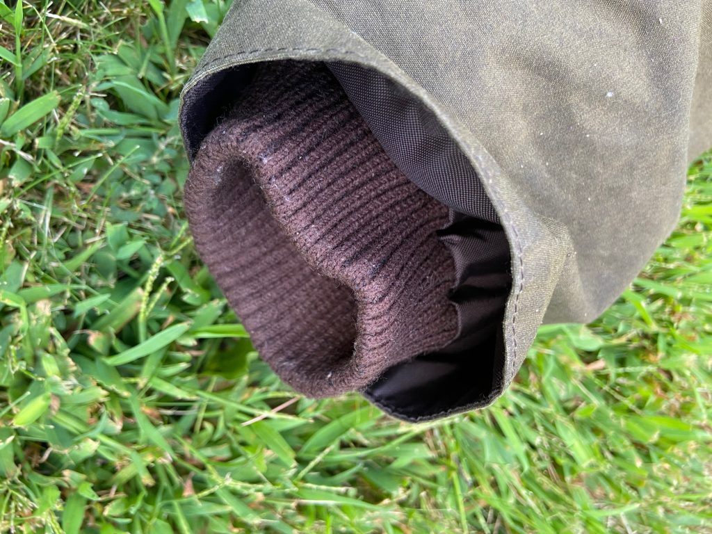 barbour bedale jacket sleeve