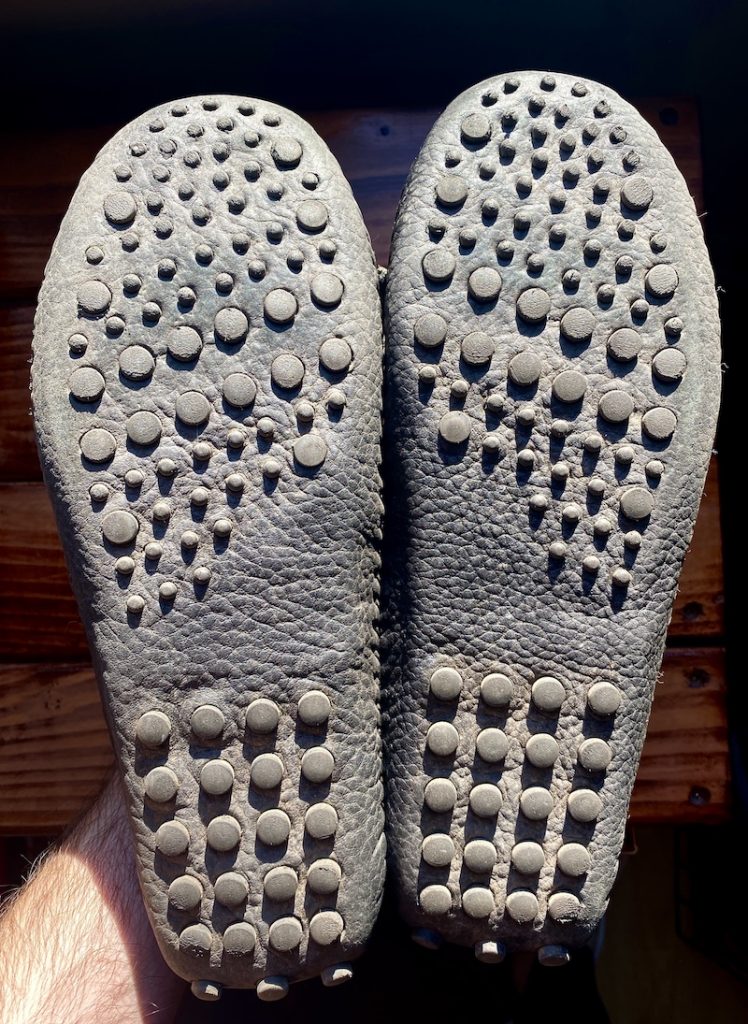 minnetonka pw driving moc sole