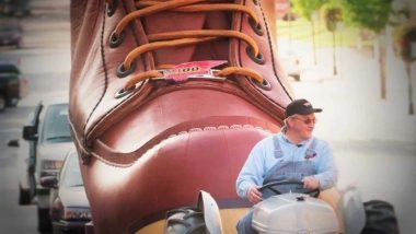 Red Wing World's Largest boot