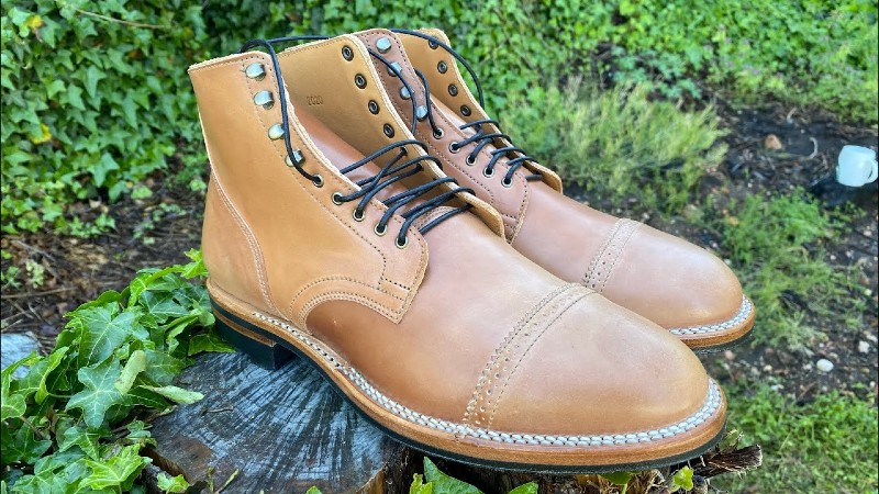 Dale's Viberg Service Boots in Natural Shell Cordovan