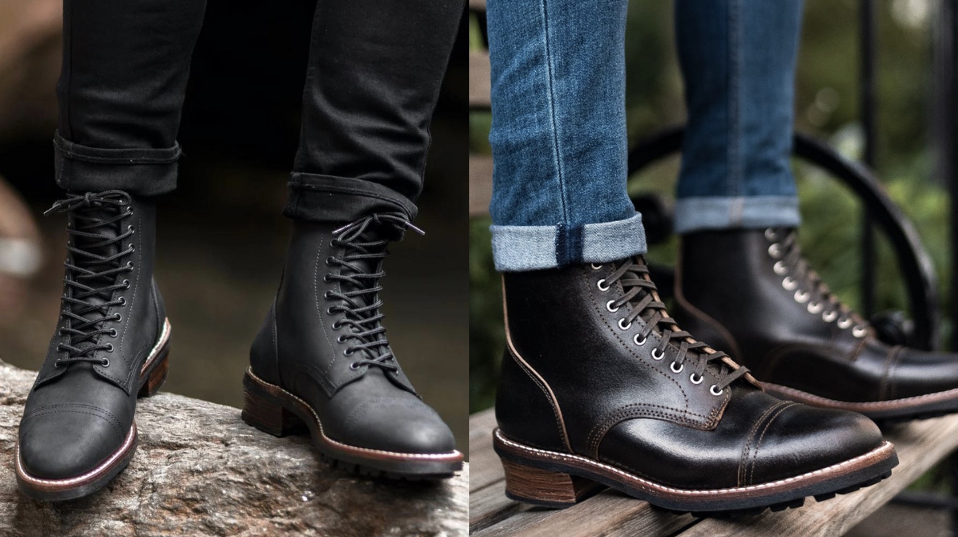 thursday logger boot waxed flesh