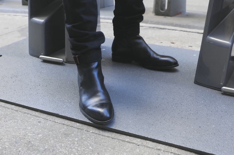 beckett simonon jodhpur boot on foot