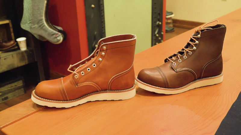 Red Wing Iron Ranger Traction Tread Oro, profile
