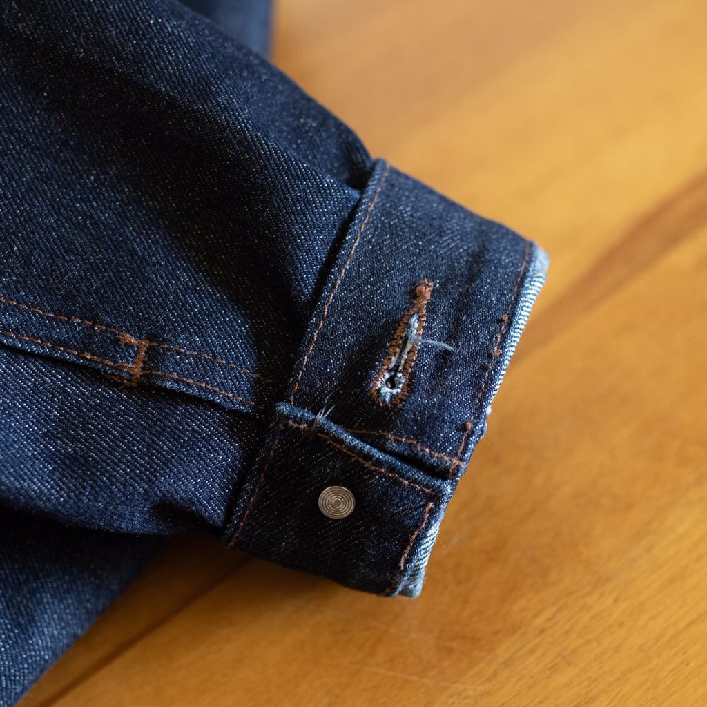 unbranded ub901 denim jacket cuff