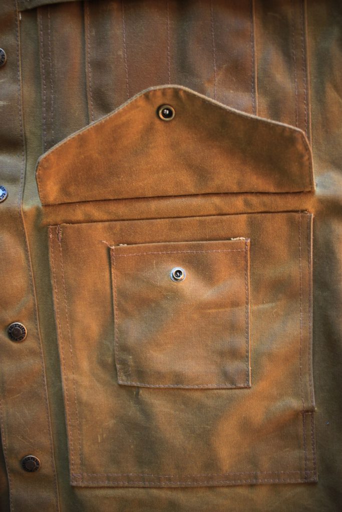 filson tin cloth cruiser compass pocket