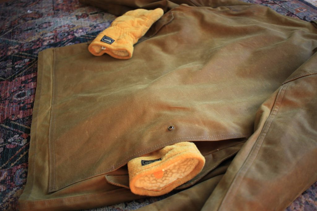 filson tin cloth cruiser map pocket