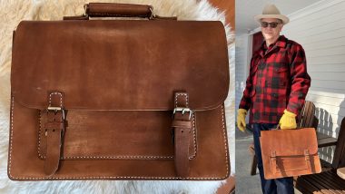 linden leather messenger bag review