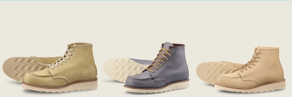 red wing womens moc toes