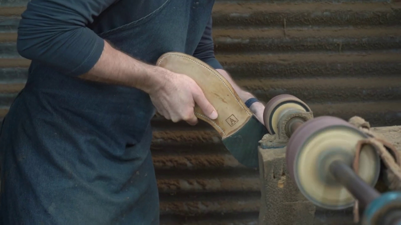 Adelante boot making finishing
