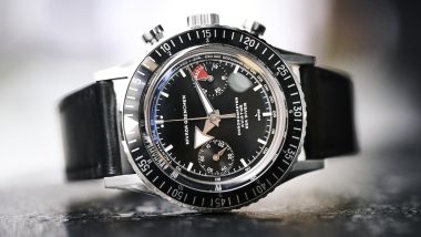 Nivada Grenchen Chronomaster Aviator Sea Diver side view