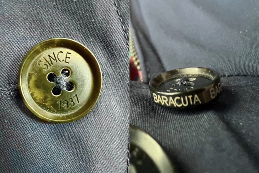 baracuta g-9 buttons