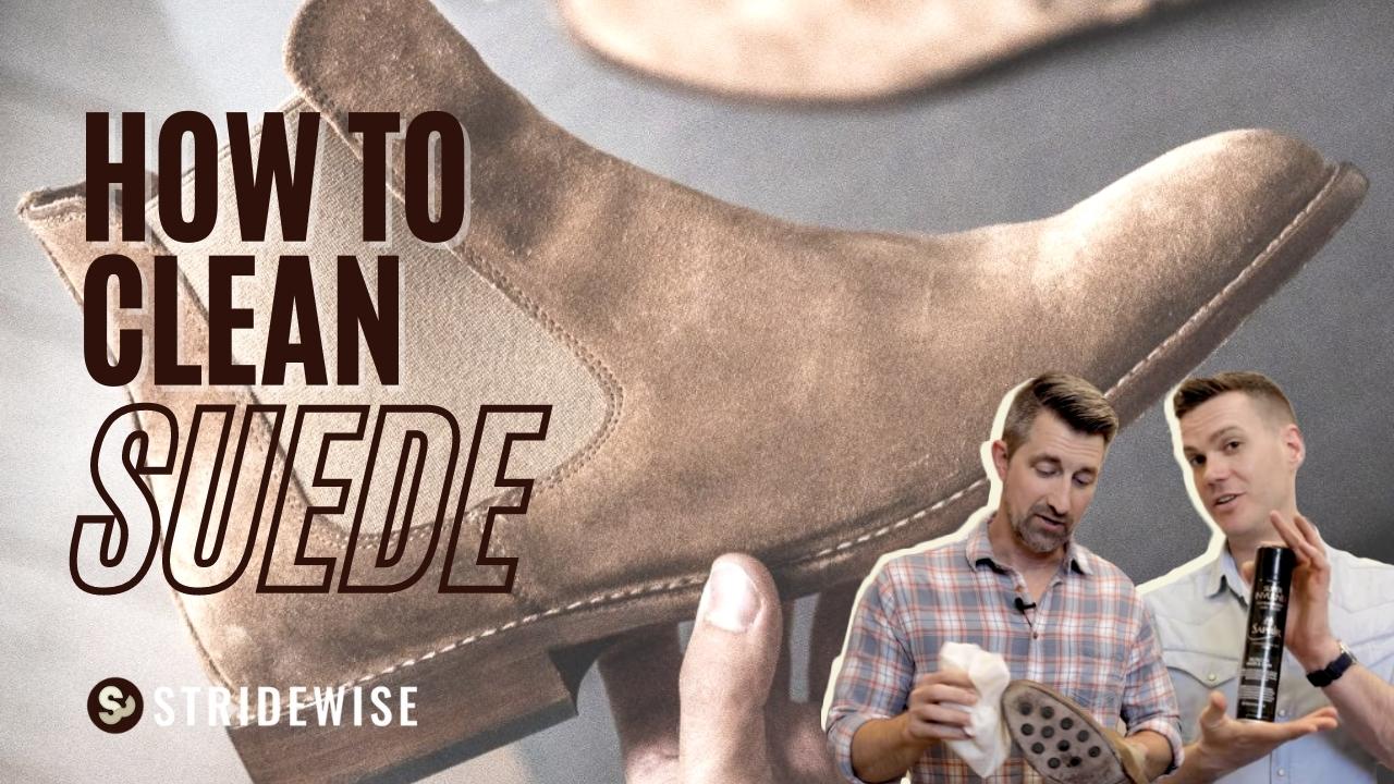 how to clean suede