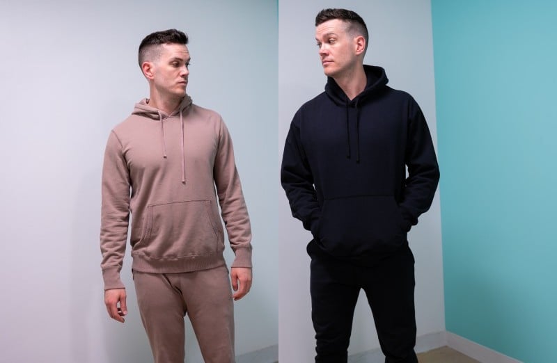 Reigning Champ Sweats Black and Desert Rose