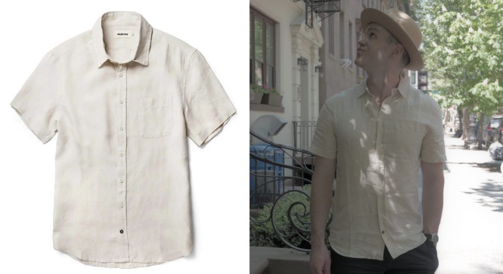 taylor stitch california hemp shirt