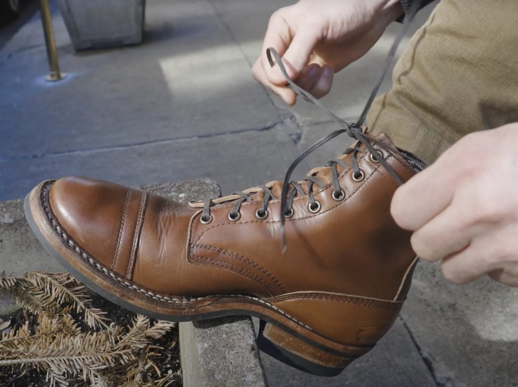 whites 350 cruiser boot tie laces