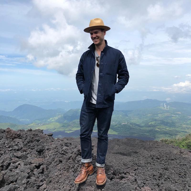 whites boots on volcano