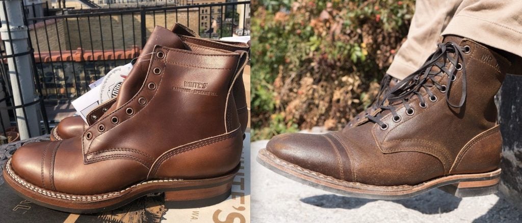 whites service boot vs 350 cruiser