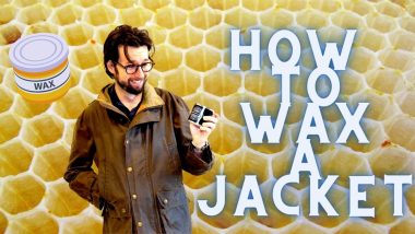 how to wax a jacket