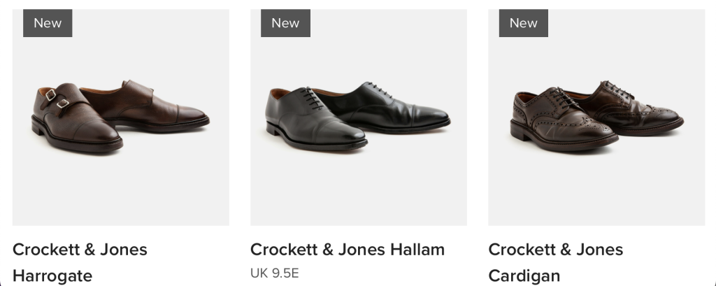pre owned styles Leffot 