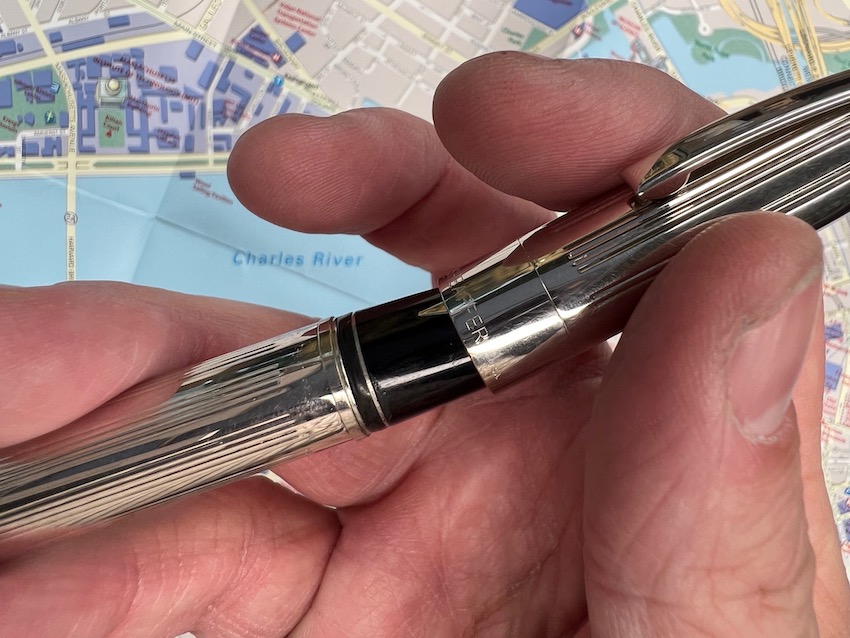 Snap cap on a Shaffer Legacy fountain pen