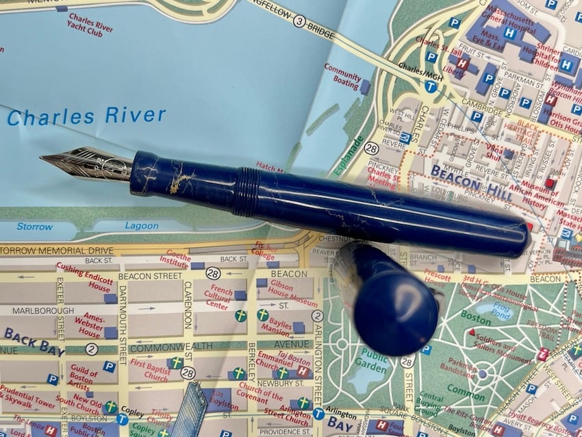 The FPR & Ranga Madras fountain pen in Ebonite