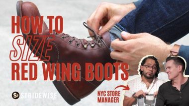 how to size red wing boots