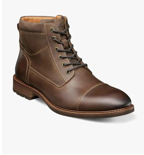 Florsheim Lodge Cap Toe Lace Up Boot