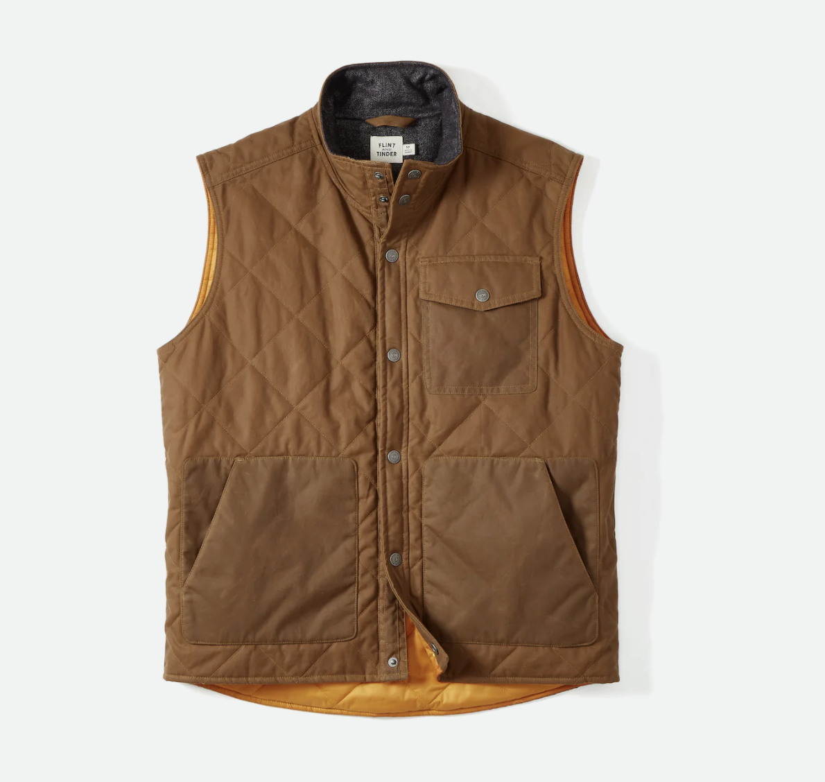 Flint and Tinder Quilted Waxed Vest