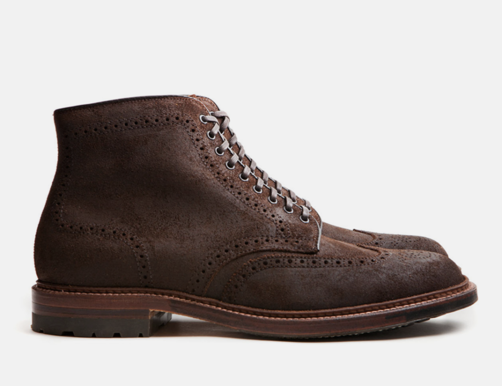 Greenwich Boot in Reverse Tobacco Chamois 