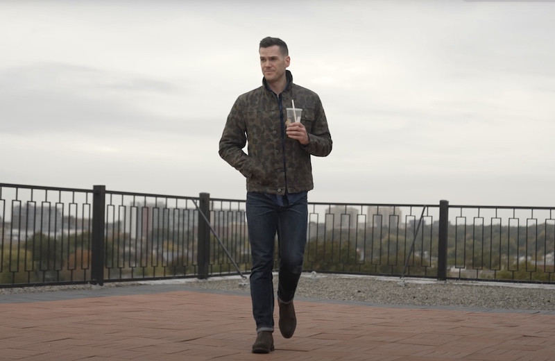 flannel lined quilted trucker jacket flint tinder