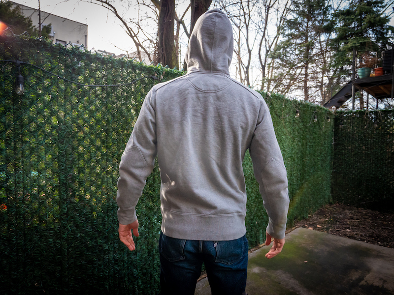 American Giant Hoodie Back Side