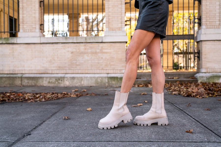 thursday reign boot on feet