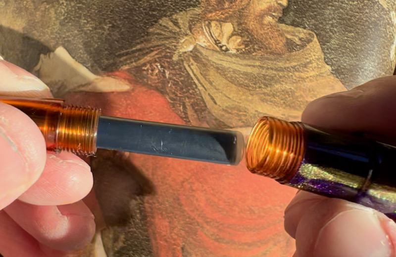 benu brown orchid pen refill