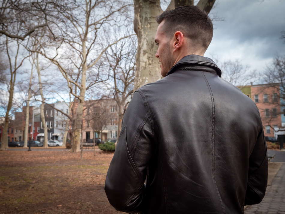 cockpit usa type 440 leather jacket elbows
