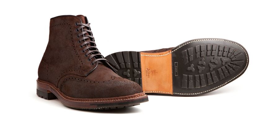 Reverse Tobacco Chamois Wingtip