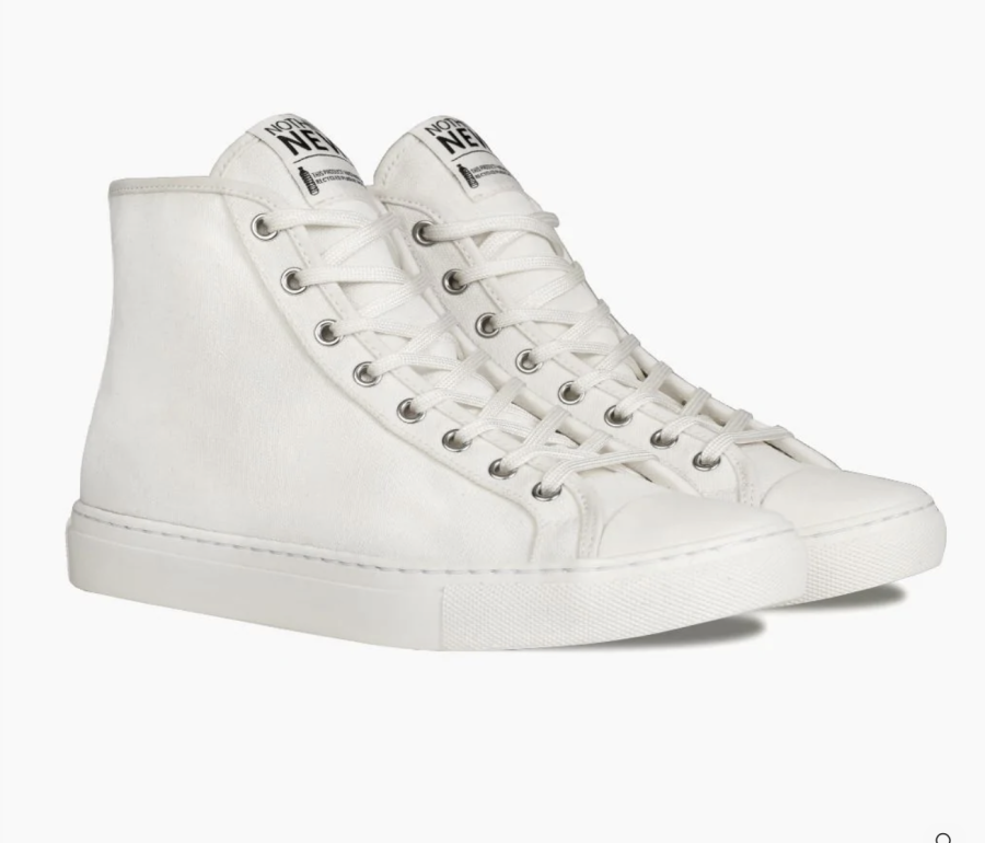 Nothing New Canvas High Top Designer Sneaker