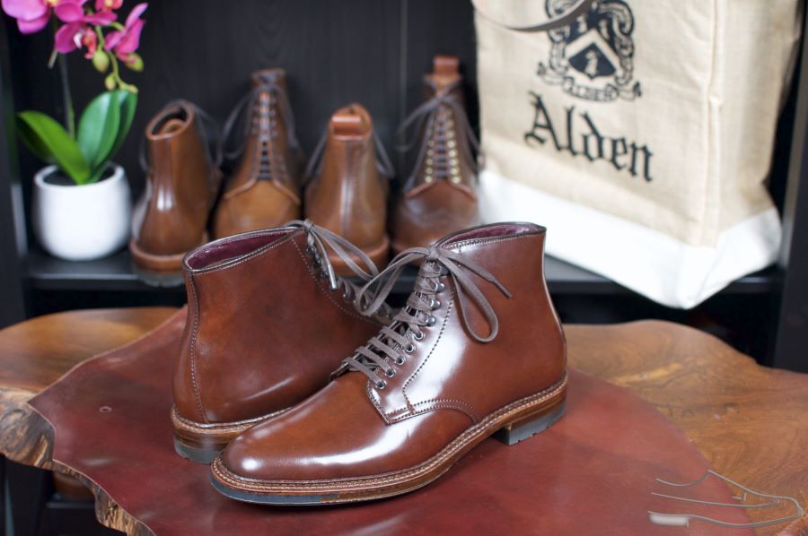 alden color 4 cordovan boot