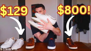 Best minimalis leather sneakers men