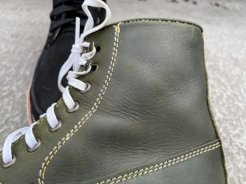 Dievier olive crazy horse leather