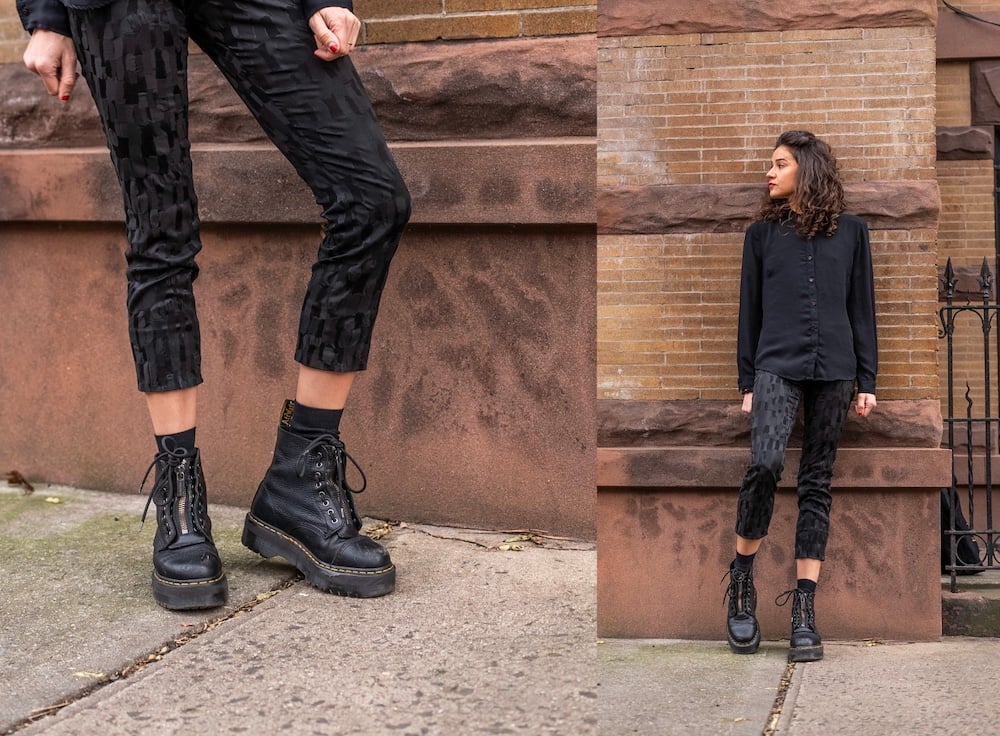 women's dr martens platform boots