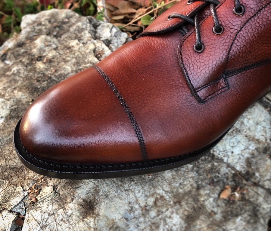 edward green galway boot toe
