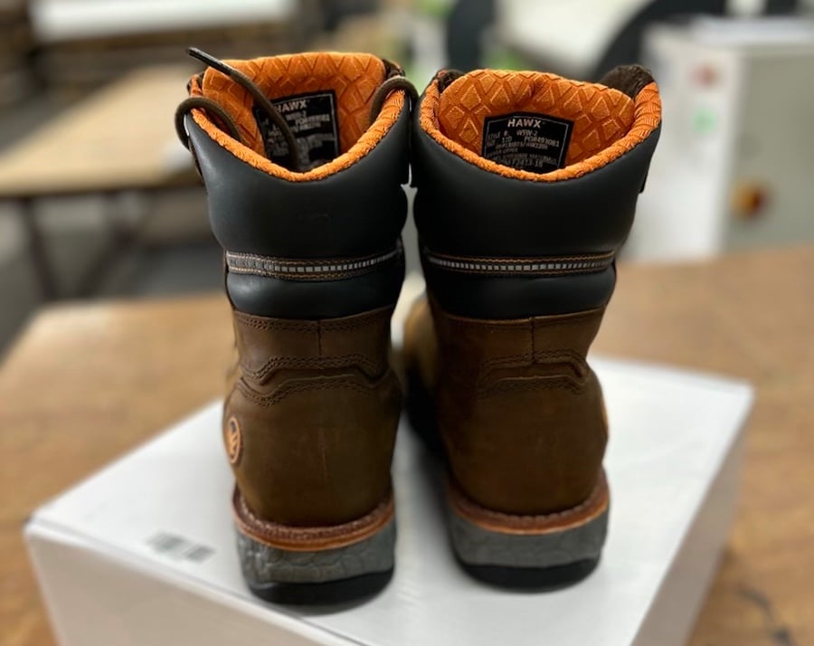 hawx legion boots rear view