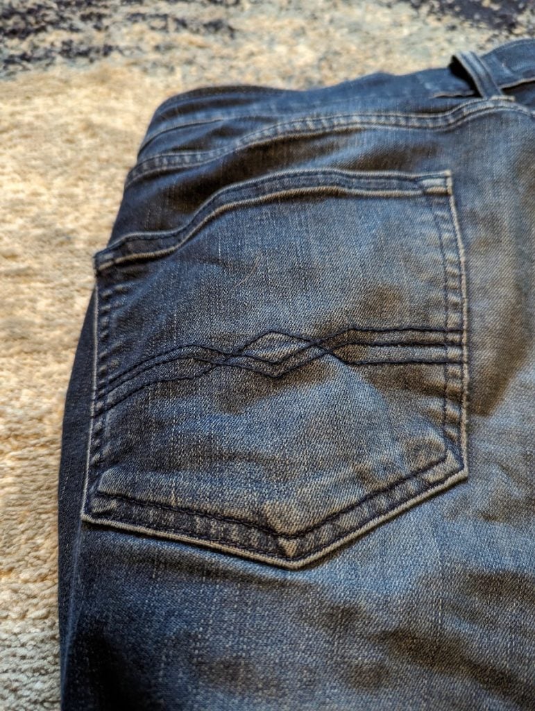 denizen black jeans faded