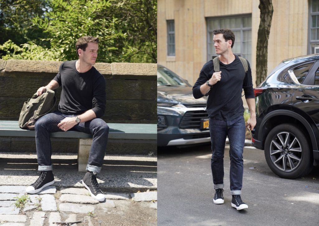 nothing new black sneakers