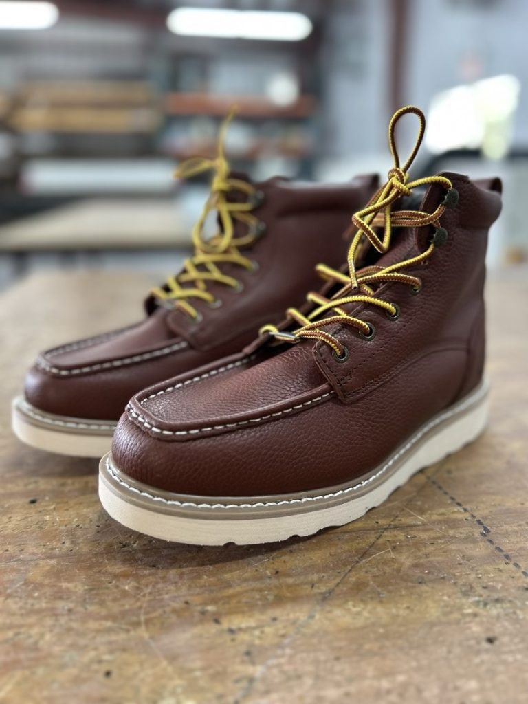rockrooster norwood moc toe work boot leather
