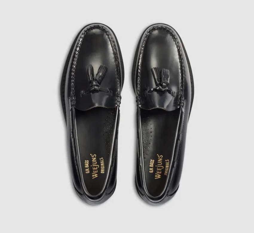 G.H. Bass Lexington Tassel Weejun Loafers  black