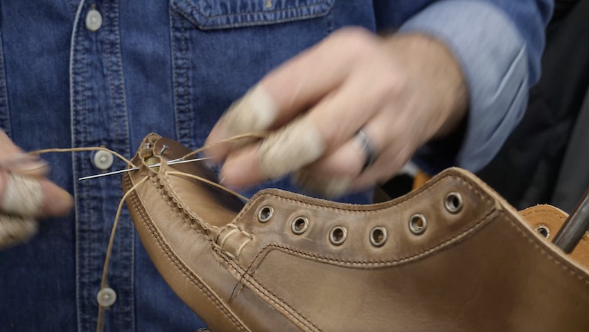 genuine hand sewn moccasins rancourt
