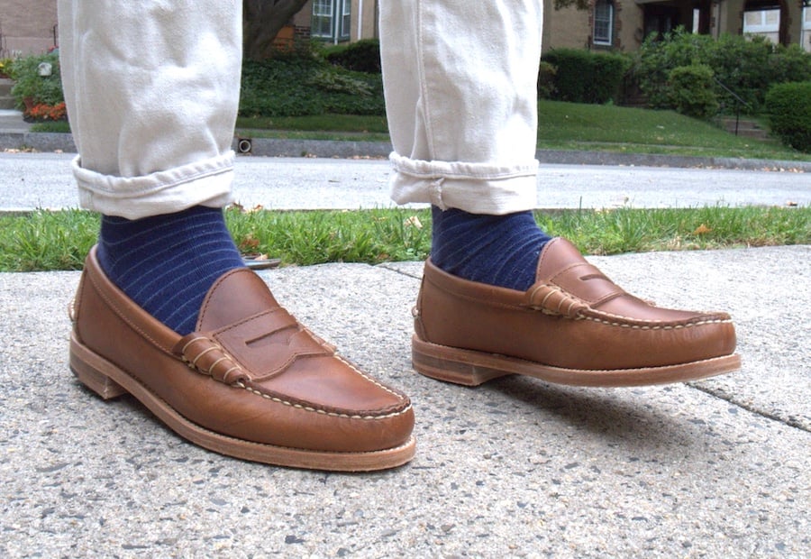 oak street beef roll loafer
