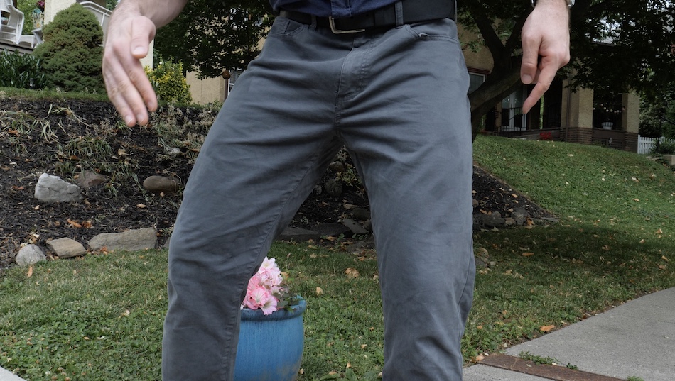 huckberry 365 pants too big